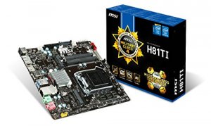 Msi H81TI Motherboard  S1150 H81 32g Ddr3 Pcie Sata Usb Thin Miniitx R