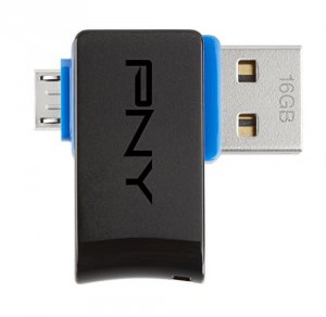 Pny P-FDI16GOTGSWB-GE 16gb Duo-link Otg Usb Flash Drive