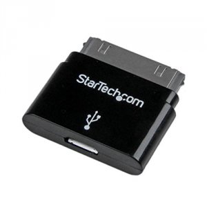 Startech USBUBADCADPB Black Apple 30-pin To Micro Usb Adapter