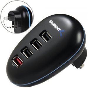 Sabrent AX-UCFW 4-port Usb Port Wall Charger