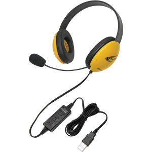 Ergoguys 2800-YL Califone Kids Stereo Headphone Yellow