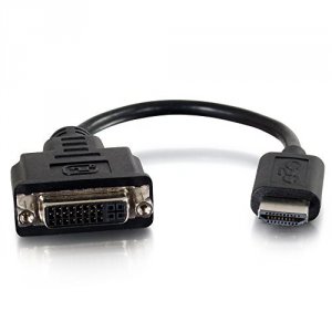 C2g 41352-ALDI 8in Hdmi To Dvi Adapter Converter Dongle - Mf Black - D