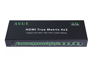 Avue HDMI-M424K Hdmi Matrix 4x2 Supports 3d 4k