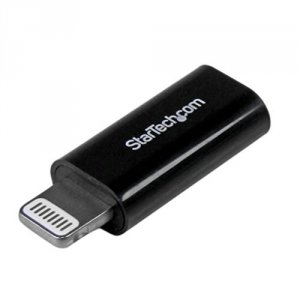 Startech USBUBLTADPB 8pin Lightning Connector To Micro Usb Adapter For