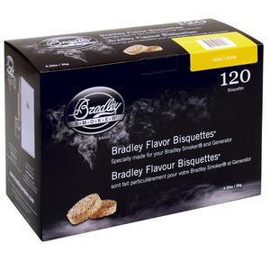 Bradley BTAL120 Bisquettes Alder 120pk