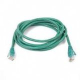 Belkin A3L980-10-GRN-S 10ft Cat6 Snagless Patch Cable, Utp, Green Pvc 