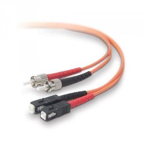 Belkin A2F20207-01M Patch Cable - Sc - Male - St - Male - Fiber Optic 