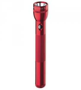 Maglite S3D036 Heavy-duty Incandescent 3-cell D Flashlight, Red