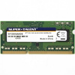 Super W1333SA4GS Ddr3-1333 Sodimm 4gb512mx8 Cl9 Samsung Chip Notebook 