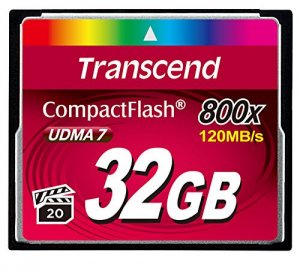 Transcend TS32GCF800 32gb Cf Card (800x, Type I )