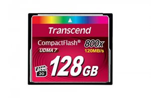 Transcend TS128GCF800 128gb Cf Card (800x, Type I )