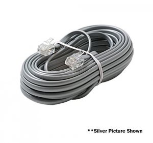 Steren ST-304-025BK 4c 25' Black Modular Line Cord