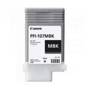 Original Canon 6704B001 Pfi-107mbk Matte Black Ink 130ml