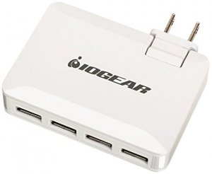 Iogear GPAW4U4 Gearpower Quadsmart Usb 4.2a Wall Charger