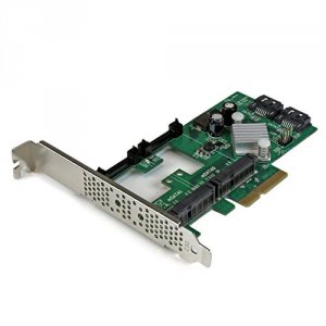 Startech PEXMSATA3422 Combine Ssd Performance W Hdd Capacity  Create A