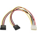 Tripp P946-12N-2P15 12in Serial Ata Sata Dual Power Adapter Cable Lp4 