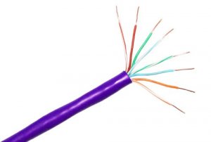 Cp C6-207-4P-PU 1000ft Bulk Cat6 Purple Pvc