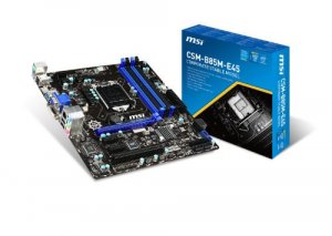 Msi B85M-E45 Motherboard B85m E45 Ci7 S1150 B85 Ddr3 32gb Sata Pcie Mi