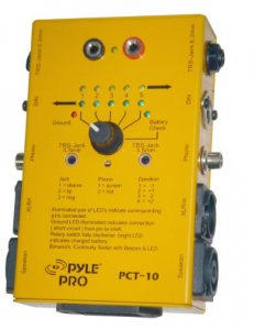 Pyle PCT10 Pro 8 Plug Pro Audio Cable Tester