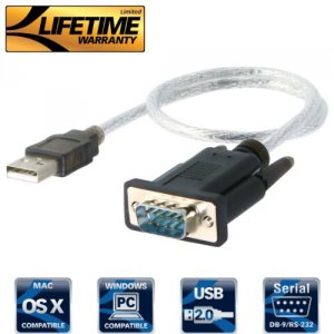 Sabrent SBT-USC1K Usb Serial Db9 Cable 1