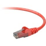 Belkin TAA980-05-RED-S Cable,cat6,utp,rj45mm,5,red,patch,snagless,taa