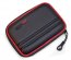 Mobile MEHDC17 Portable Hard Drive Case Black With Red Trim