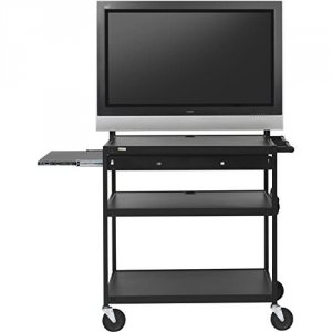 Bretford FP60UL-P5BK Basics Flat Panel Multimedia Cart Fp60ul-p5bk