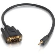 C2g 02444 1.5ft Db9 Male To 3.5mm Male Adapter Cable -