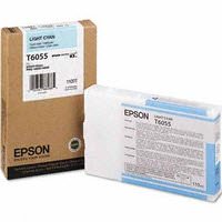 Original Epson T605500 Ink, T60550,  Light Cyan Ultrachrome K3, 110ml