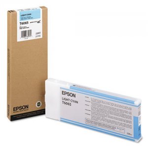 Original Epson T606500 220 Orignal  Ml Light Cyan Ultrachrome Ink Cart