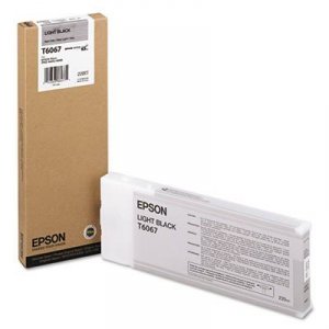 Original Epson T606700 220 Ml Light Black Ultrachrome Ink Cartridge