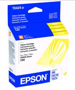 Original Epson T042420 Yellow Ink Cart Stylus C82 Stylus Cx5200 Cx5400