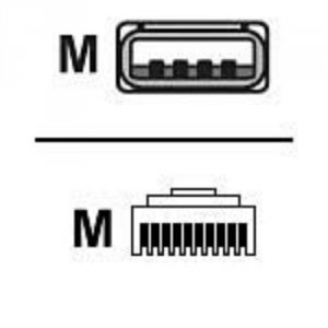 Honeywell MX009-3MA8SN 9ft Conversion Cbl Rs232 Usb