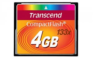 Transcend TS4GCF133 4gb Cf Card (133x)