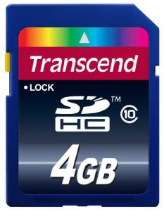 Transcend TS4GSDHC10 4gb Sdhc Card - Sd 3.0 Class 10 Speed