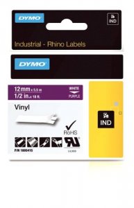 Dymo 1805415 Rhino 12in Purple Vinyl-12mm