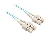 Unirise FJ5GSCSC-01M 1 Meter Om3 10 Gig Fiber Optic Cable, Aqua, Pvc J