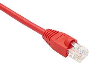 Unirise PC6-25F-RED-S 25ft Red Cat6 Patch Cable, Utp, Snagless