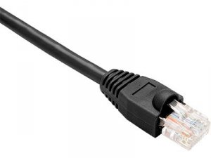 Unirise PC5E-20F-BLK-S 20ft Black Cat5e  Patch Cable, Utp, Snagless