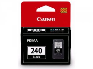 Original Canon PG240 Pg-240 Ink Cartridge - Pigment Black - Inkjet - 1