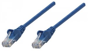 Intellinet 318983 7 Ft Blue Cat5e Snagless Patch Cable