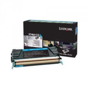 Lexmark C746A4CG C746,c748 Cyan Return Program Print Cartridge (6k)