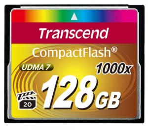 Transcend TS128GCF1000 128gb Cf Card (1000x, Type I )