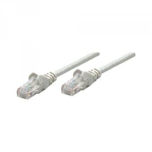 Intellinet 336628 5 Ft Grey Cat5e Snagless Patch Cable