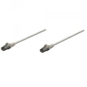 Intellinet 336772 50 Ft Grey Cat6 Snagless Patch Cable