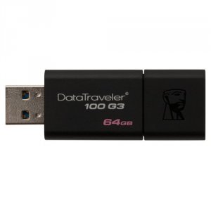 Kingston DT100G3/64GB 64gb Usb 3.0 Datatraveler 100 G3