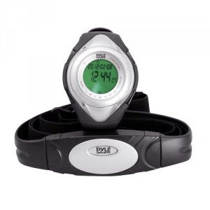 Pyle PHRM38SL Heart Rate Mntr Watch Silver W Calorie Counter And Targe