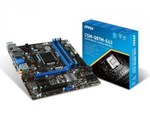 Msi CSM-Q87M-E43 Csm-q87m-e43,uatx,intel Q87,support Intel  I3  I5  I7