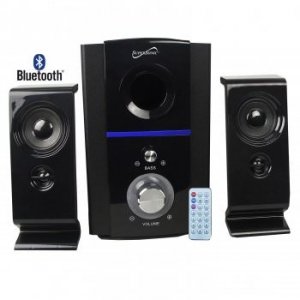 Supersonic SC-1126BT 2.1 Bluetooth Multimedia Speaker System In Black