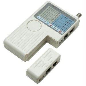 Intellinet 351911 4-in-1 Cable Tester Rj-11, Rj-45, Usb And Bnc